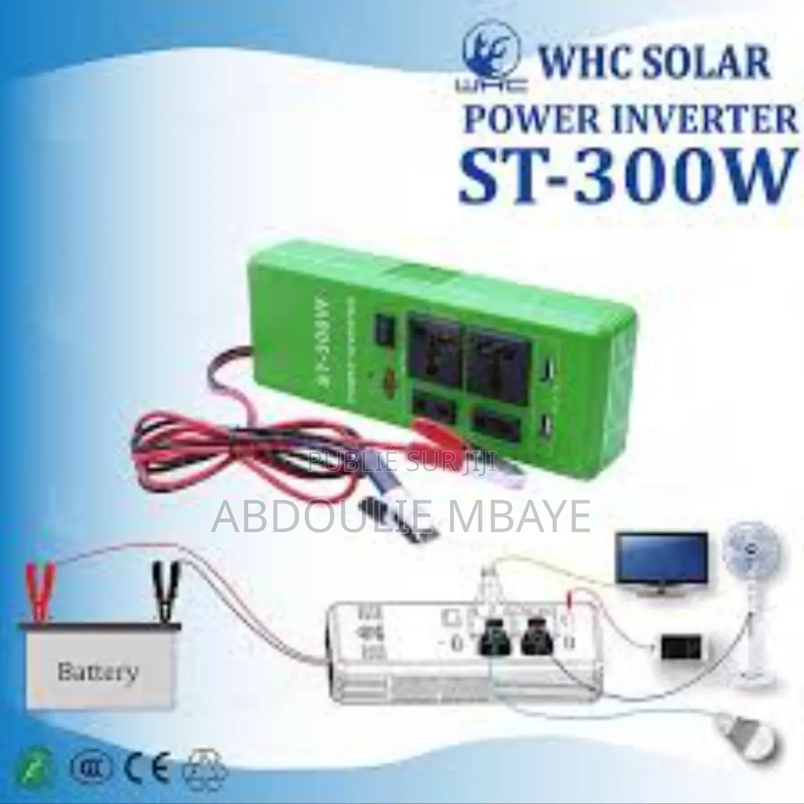Onduleur Solaire WHC 300W