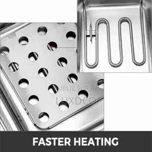 Friteuse Électrique 6L Automatique Acier Inoxydable.