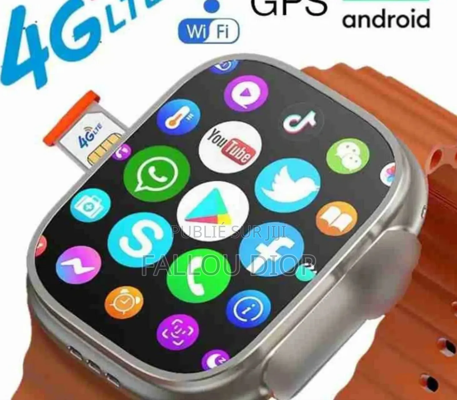 Smart Watch S8 Ultra 4g Avec Carte Sim