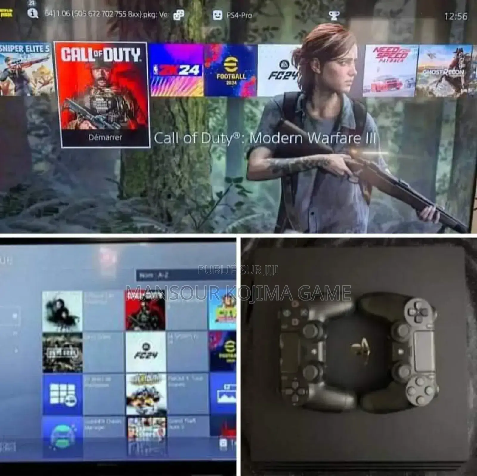 PS4 Pro Flaché 15 Jeux Version 9.00