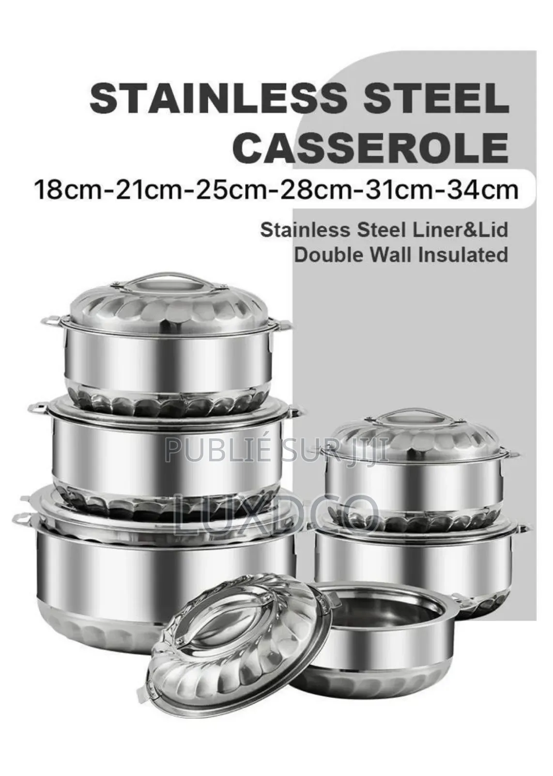 BOL Isotherme Inoxydable 6 Pièces.