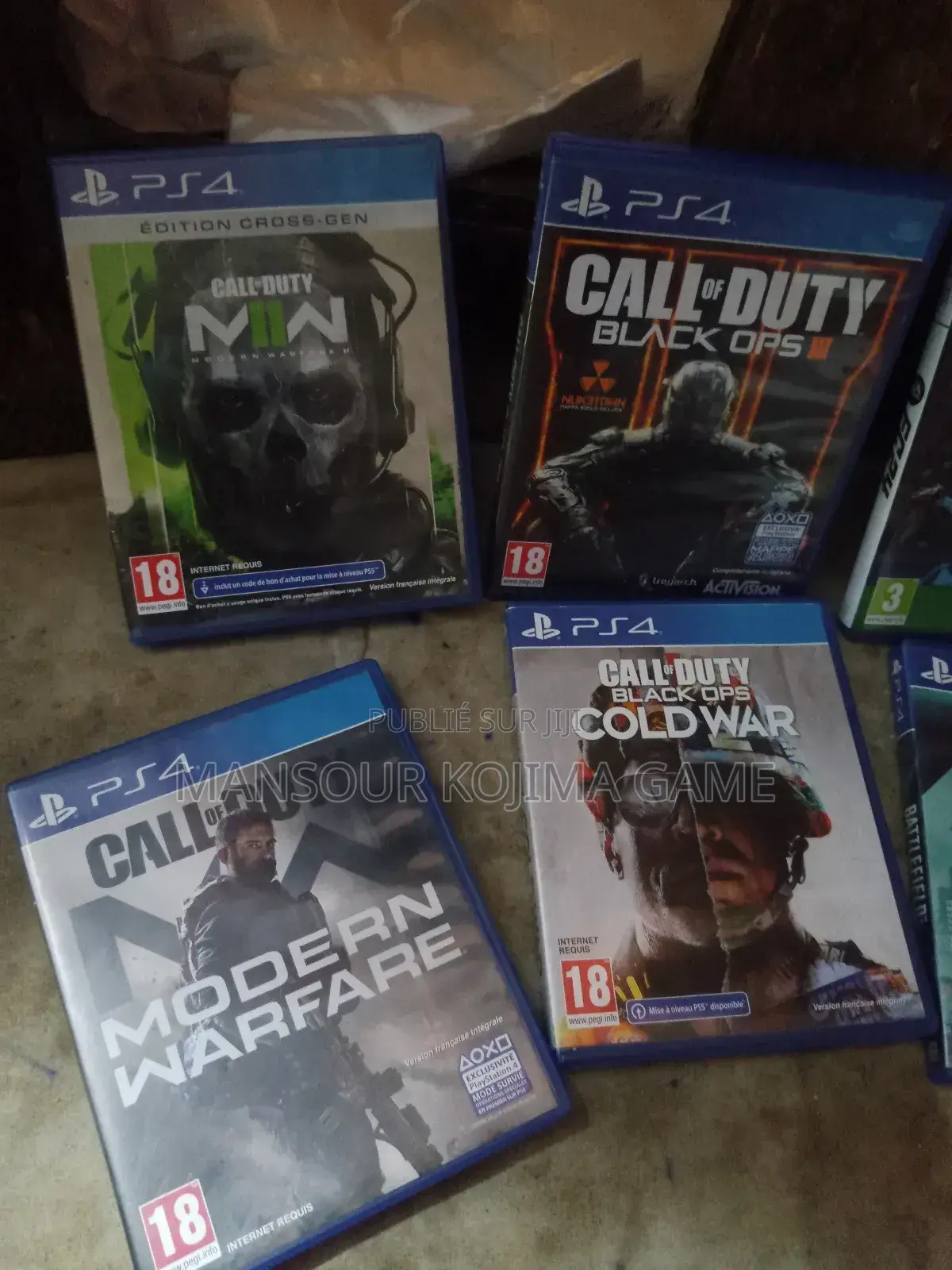 Cd / Call of Duty PS4 Jeux PS4