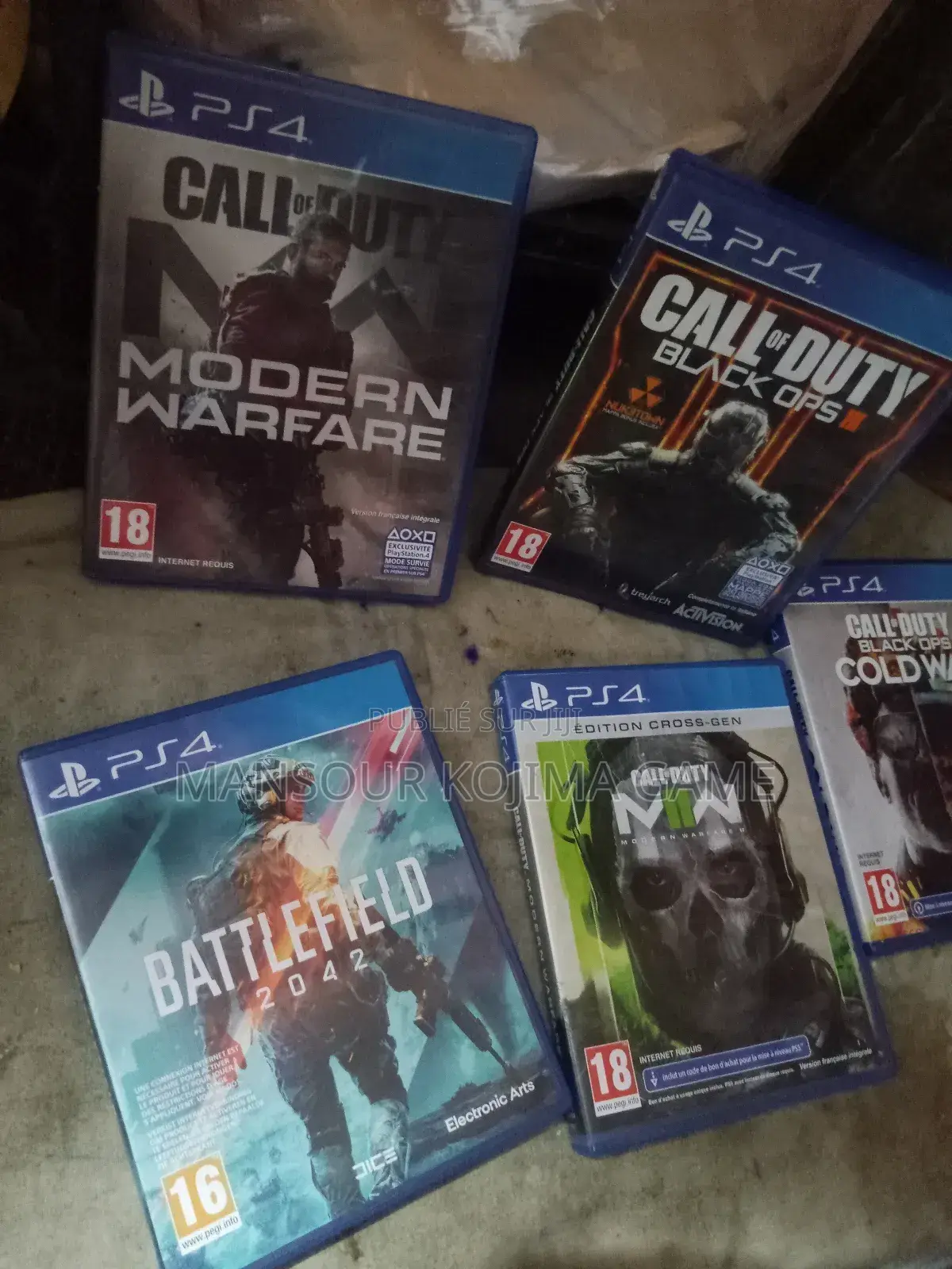 Cd / Call of Duty PS4 Jeux PS4