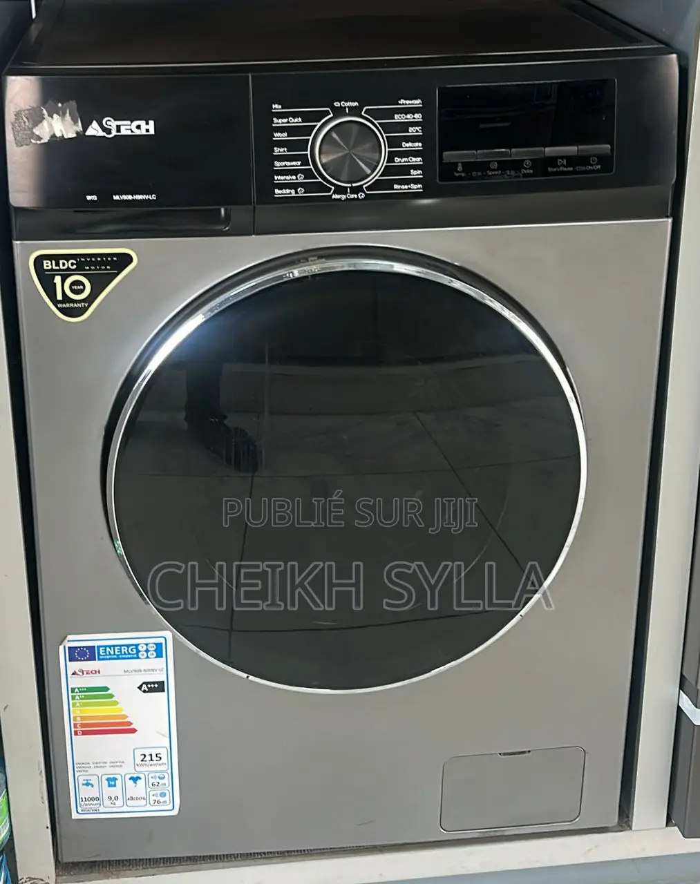 Machine À Laver Astech Inverter 9kg A+