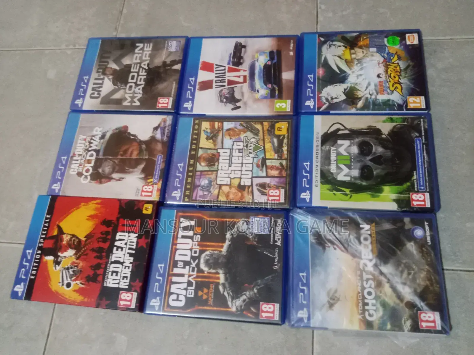 Cd Jeux PS4 a 10000f