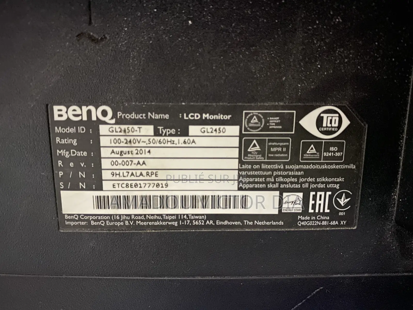 Moniteur Benq