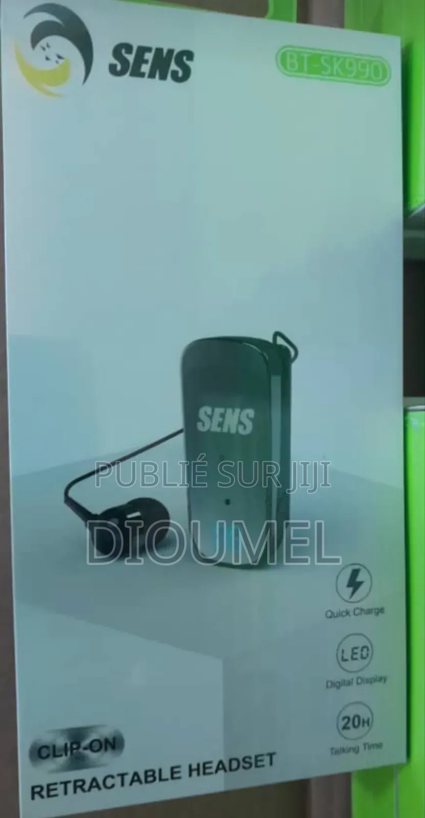 Oreillette Bluetooth Sens Retractable