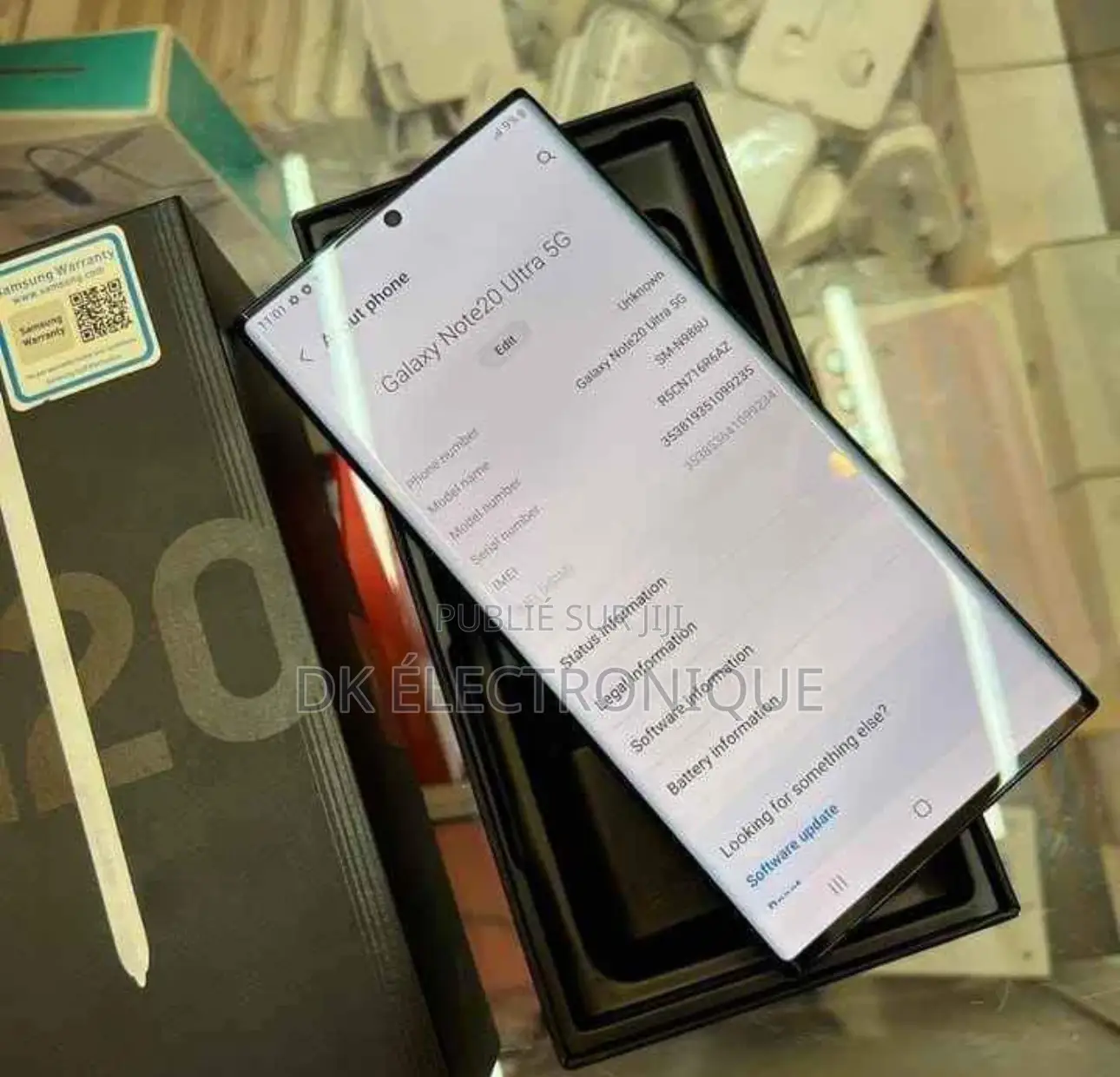 New Samsung Galaxy Note 20 Ultra 256 GB Noir