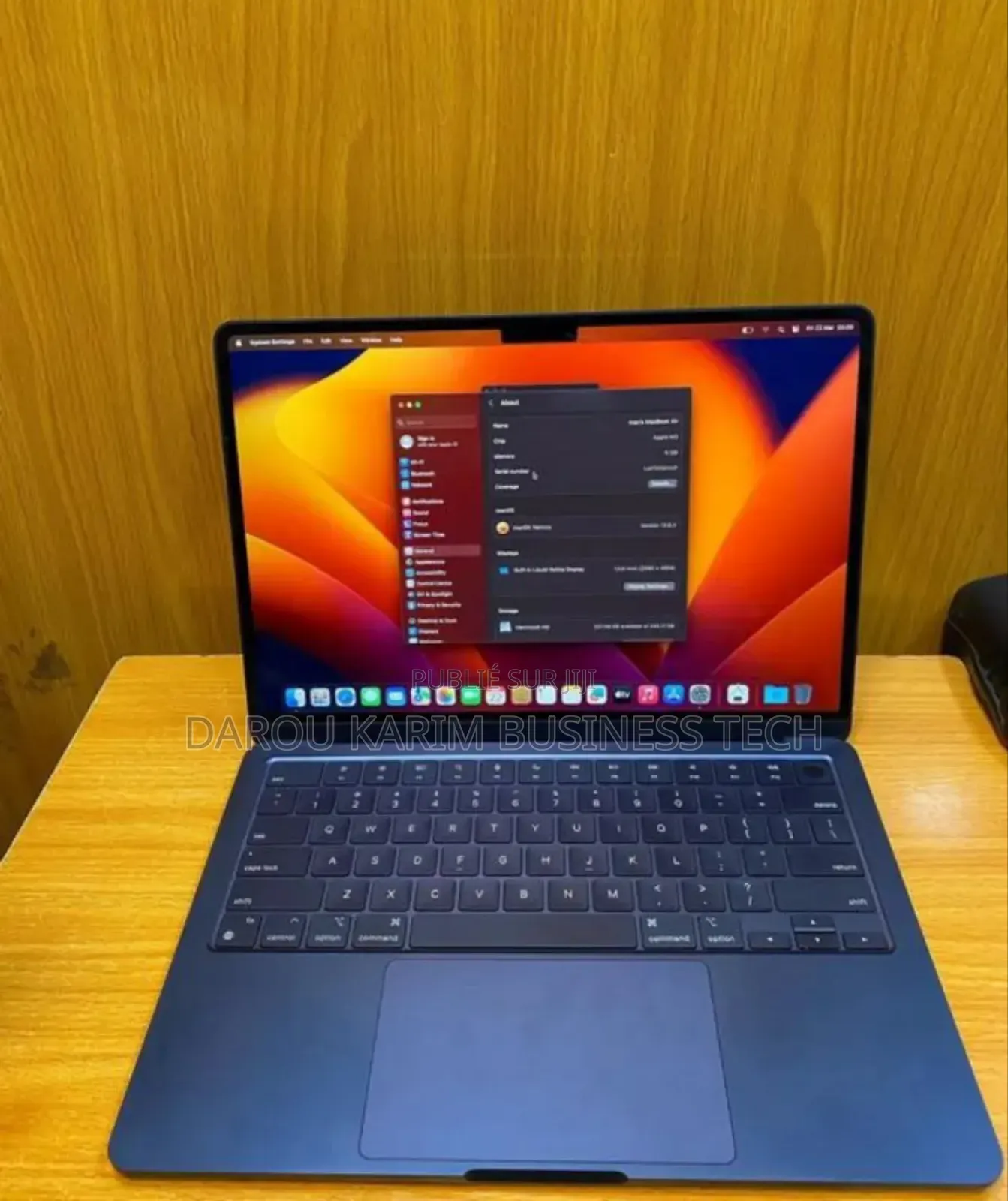 New Apple MacBook Air 2022 M2 8GB Apple M2 SSD 512GB