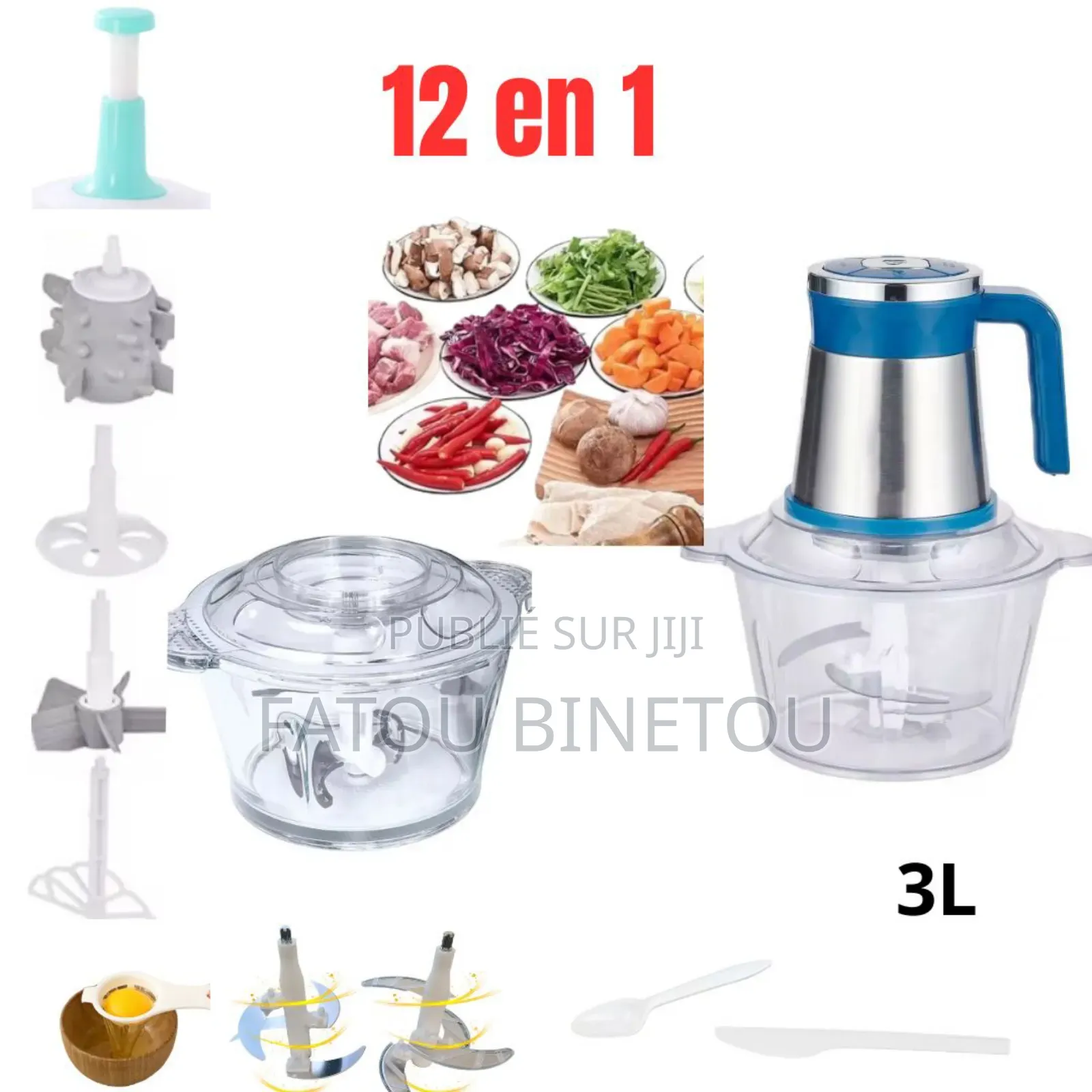 Hachoir Électrique 12 en 1