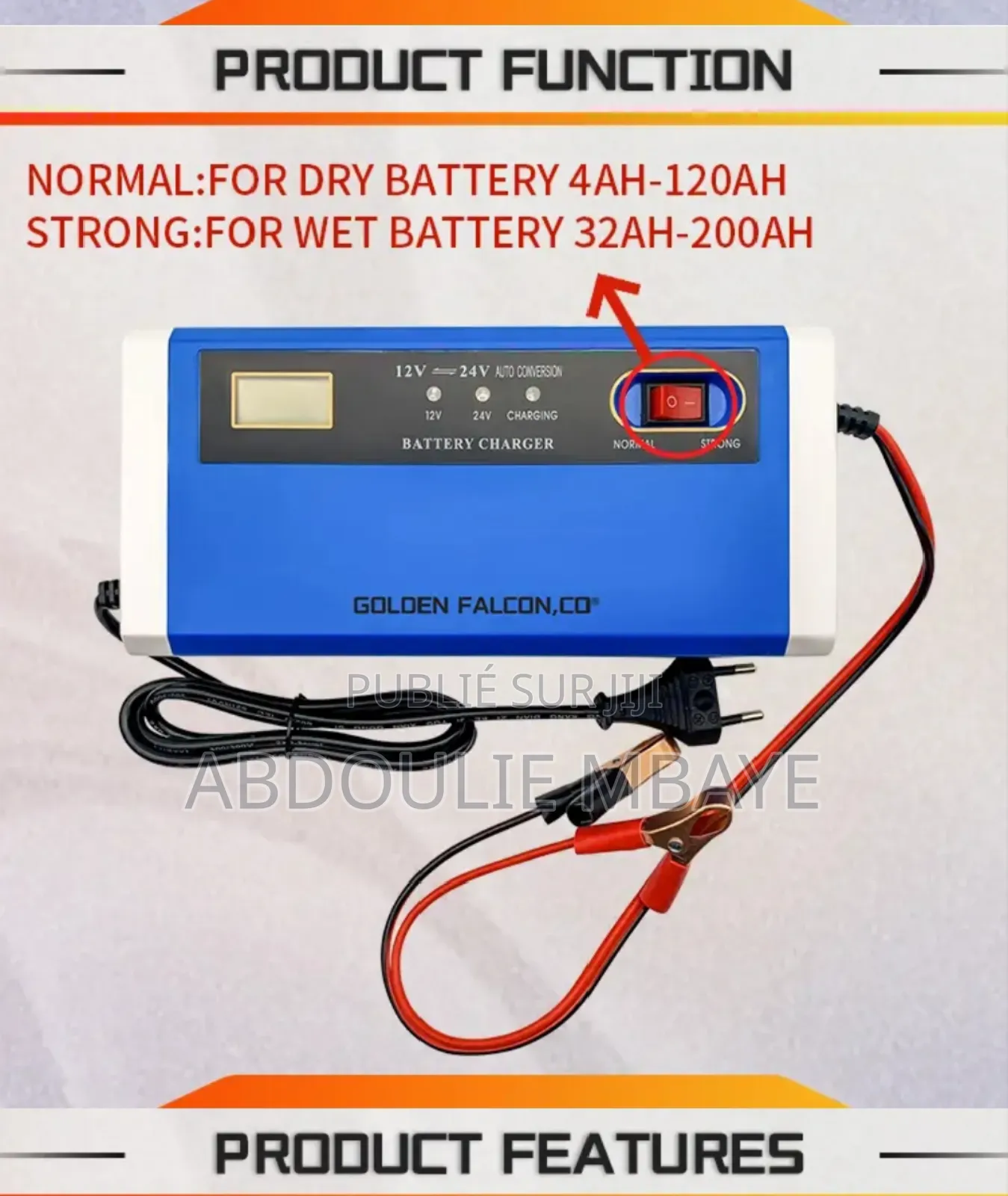 Chargeur Batterie 12V24V