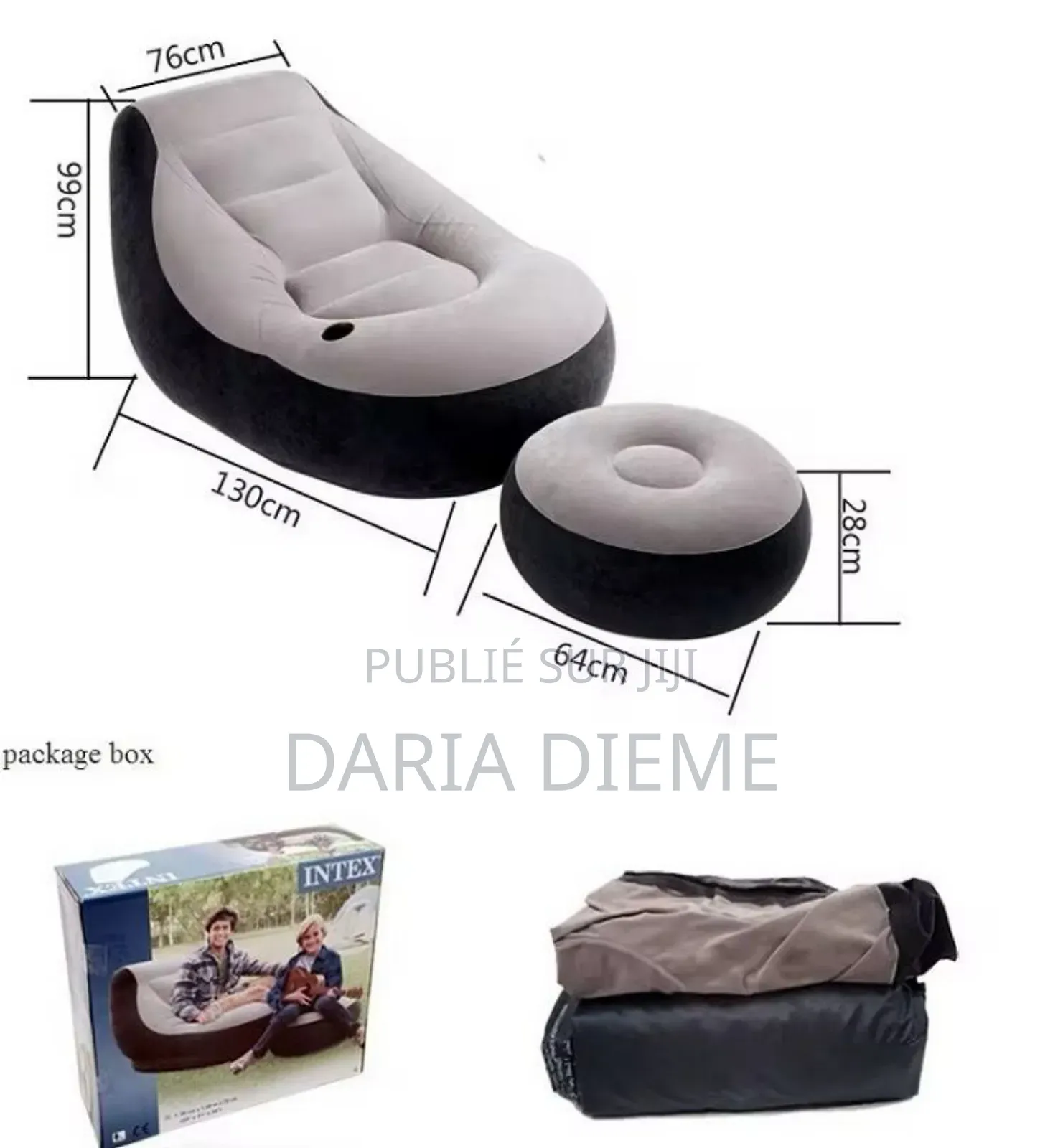 Fauteuil Gonflable 2 en 1