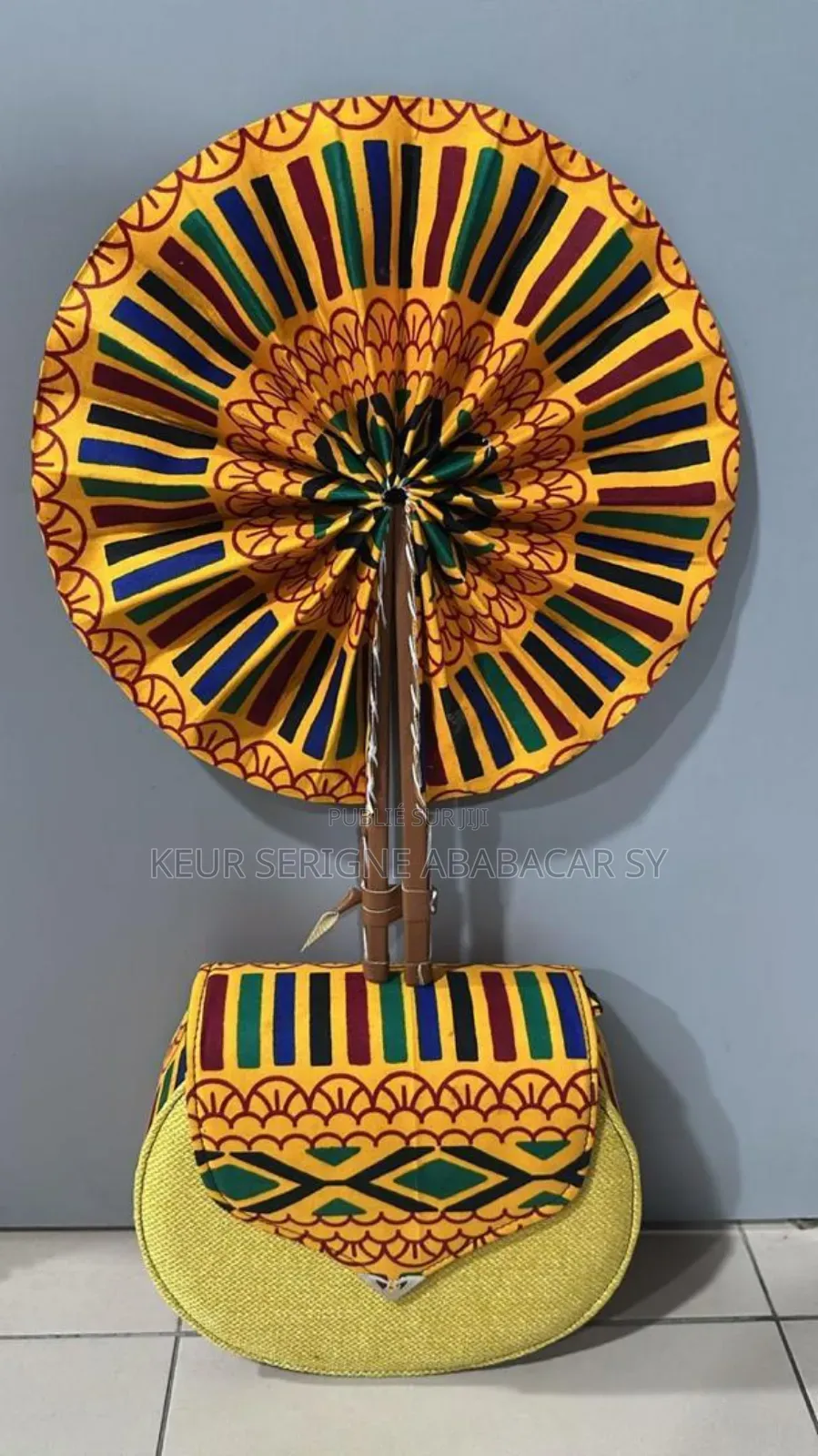 Ensemble Éventails Et Pochette