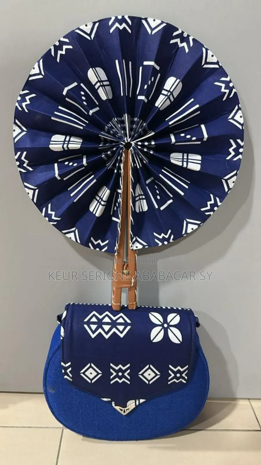 Ensemble Éventails Et Pochette