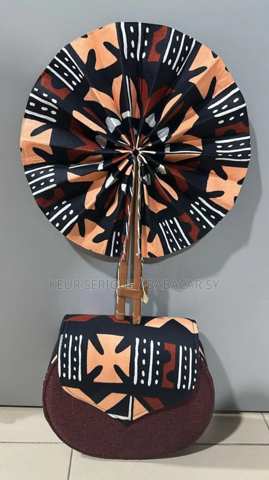 Ensemble Éventails Et Pochette