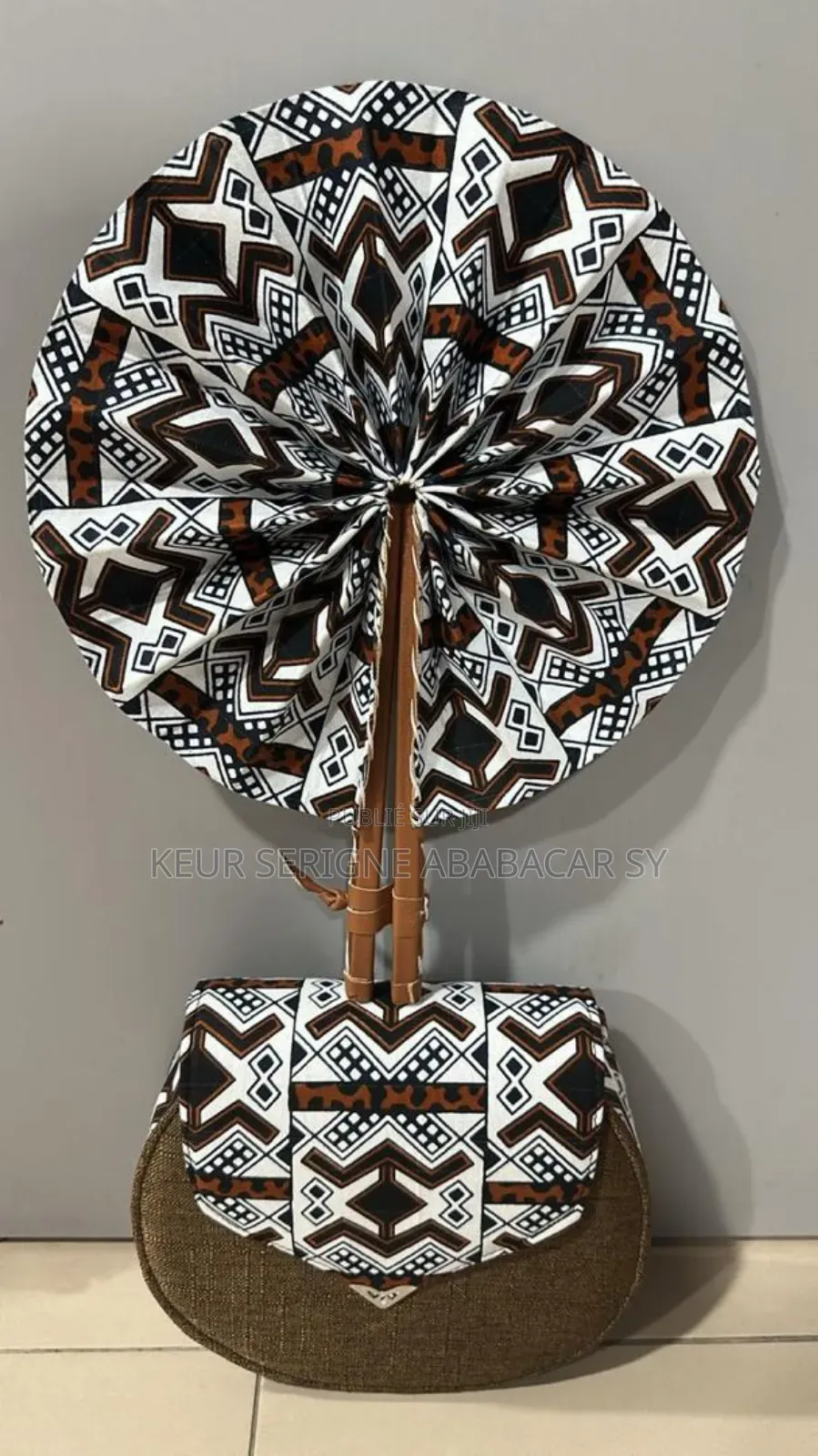 Ensemble Éventails Et Pochette