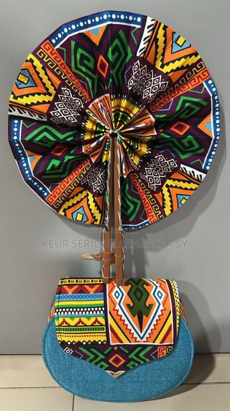 Ensemble Éventails Et Pochette