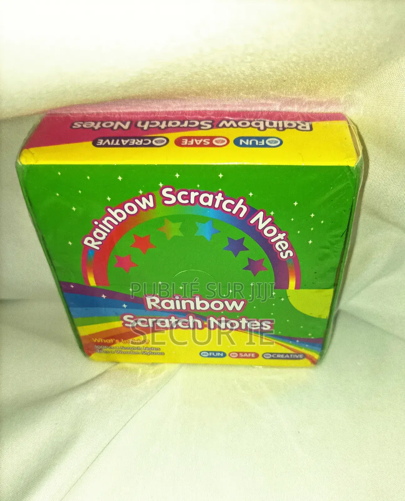 Jouet Éducatif 100 Pièces De Peinture À Gratter 9 Cm Carré