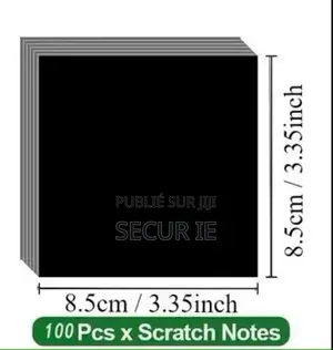 Jouet Éducatif 100 Pièces De Peinture À Gratter 9 Cm Carré