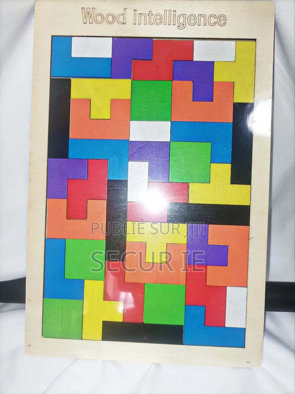Matériel Montessori Puzzle en Bois Colorées