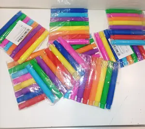 Tube Télescopique Pop Coloré Pour Enfant 8 Pièces