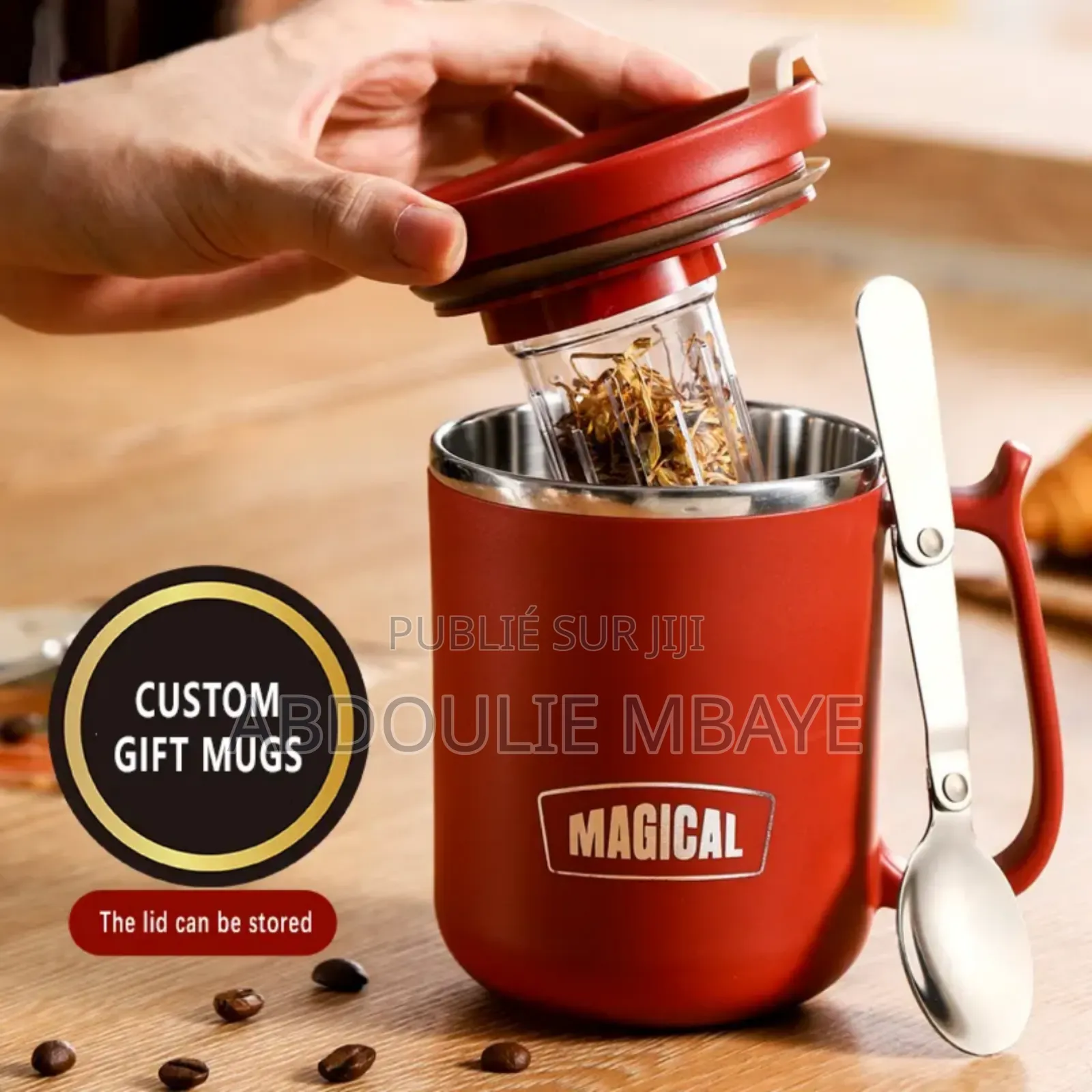 Tasse À Café De Voyage en Acier Inoxydable