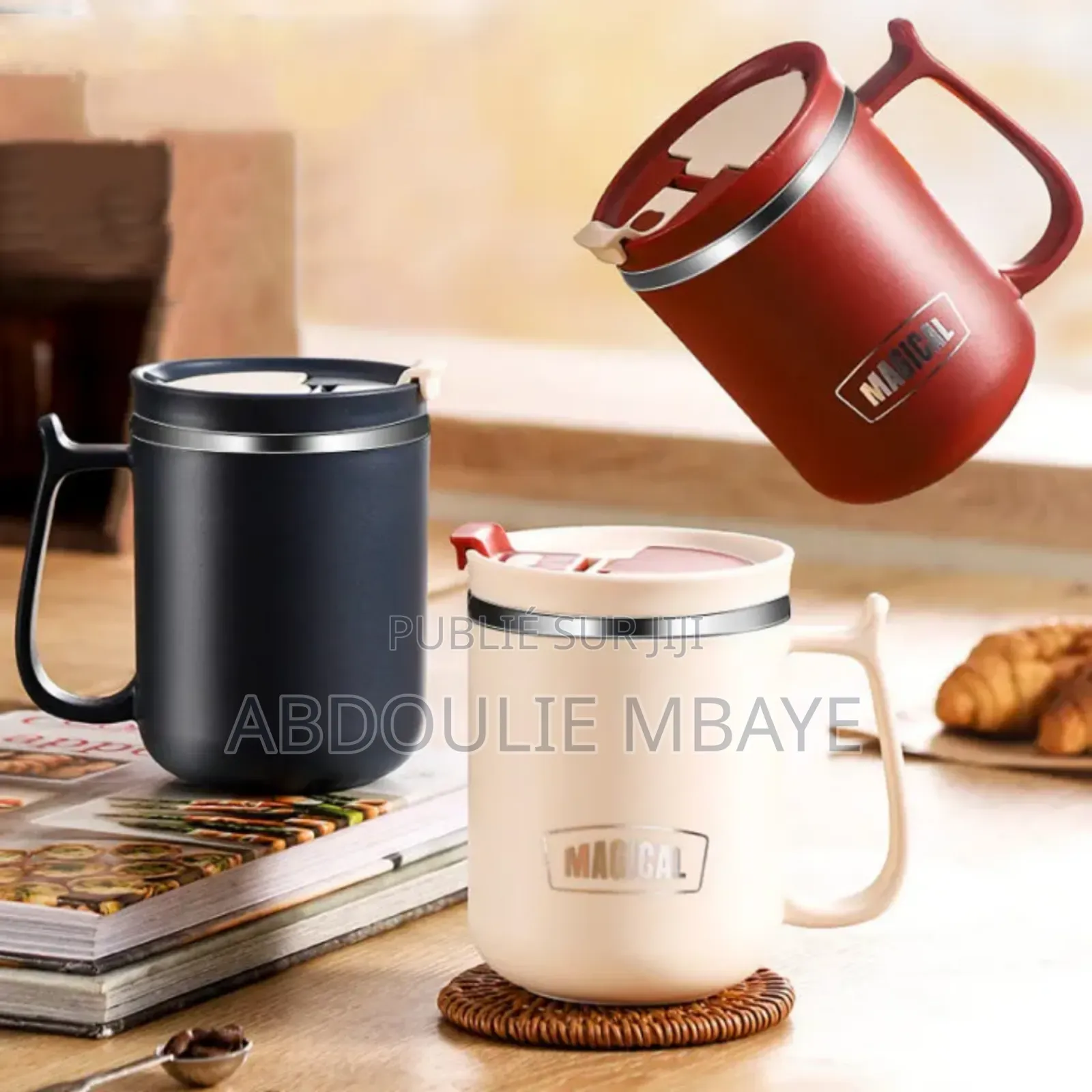 Tasse À Café De Voyage en Acier Inoxydable