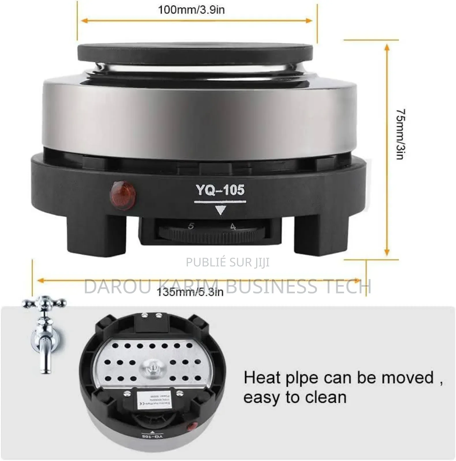 Mini Réchaud Électrique À Plaques