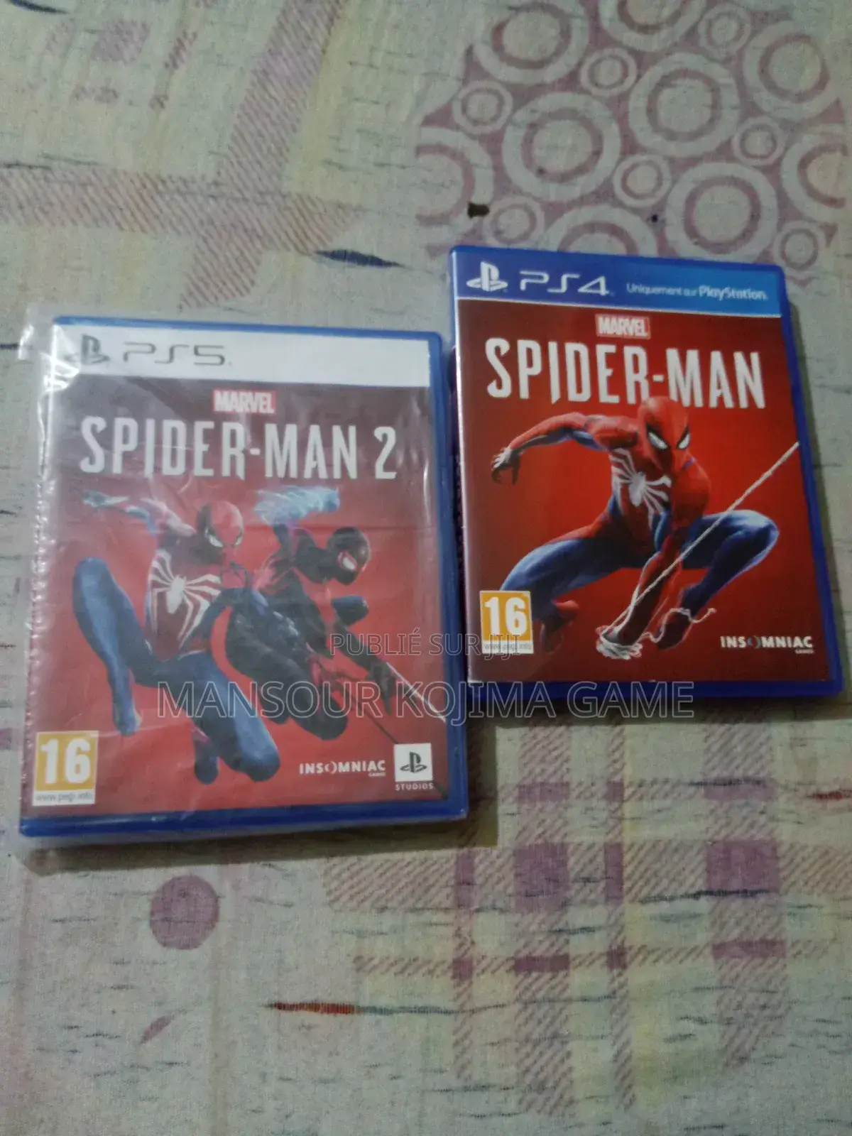 Spiderman / Cd Jeux Ps4 Et Ps5