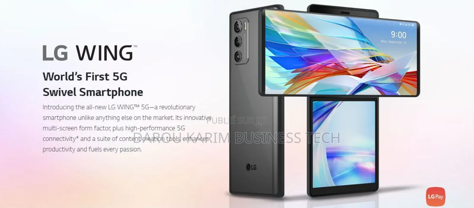 New LG Wing 5G 128 GB Autre