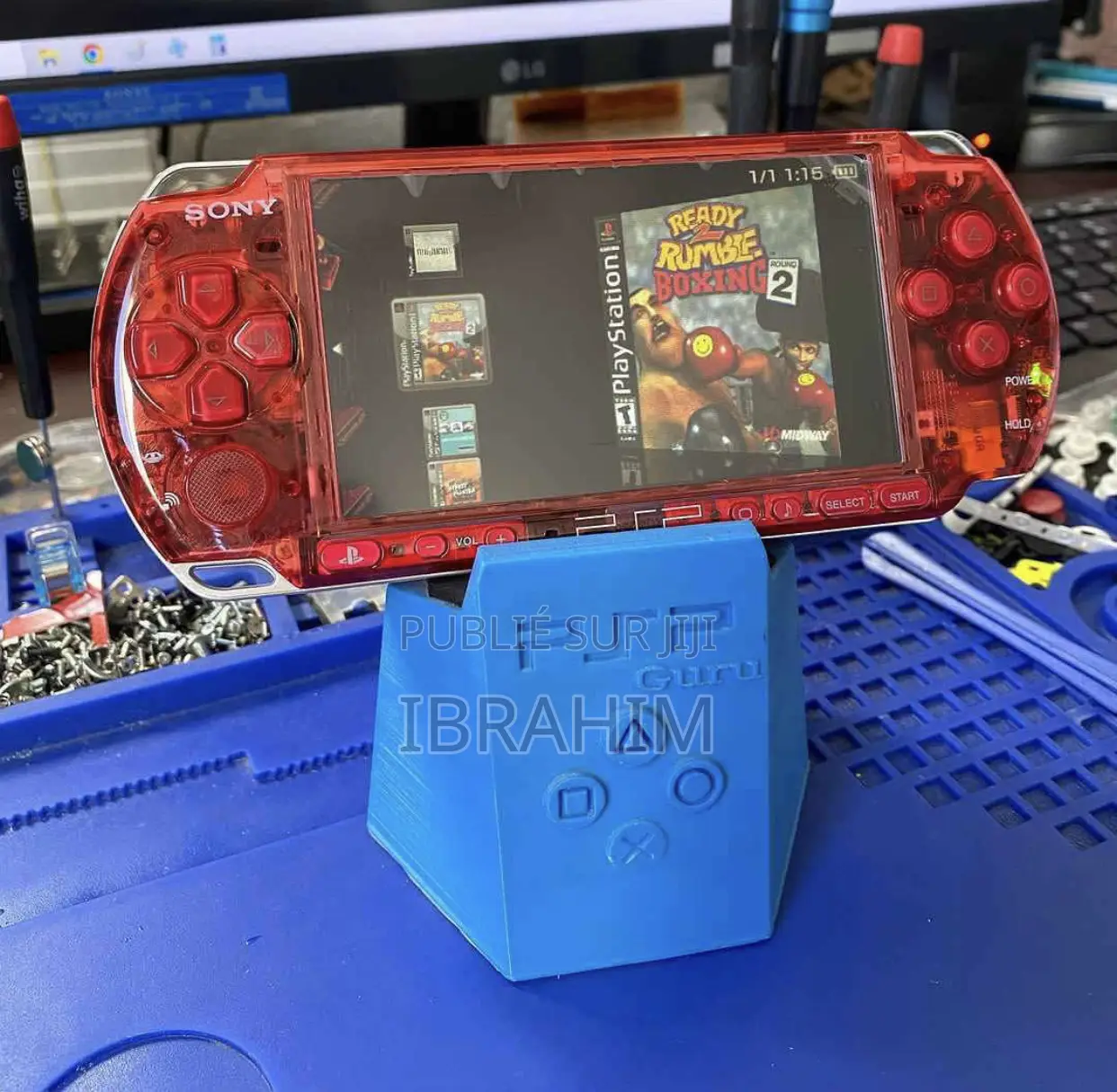 PSP Slim Neuf Craker 20 Jeux Installé Accessoires Complet