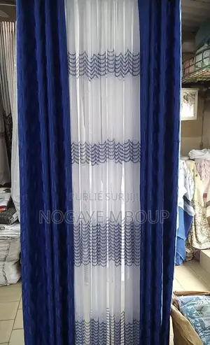 Rideau 3 Pièces Avec Anneaux