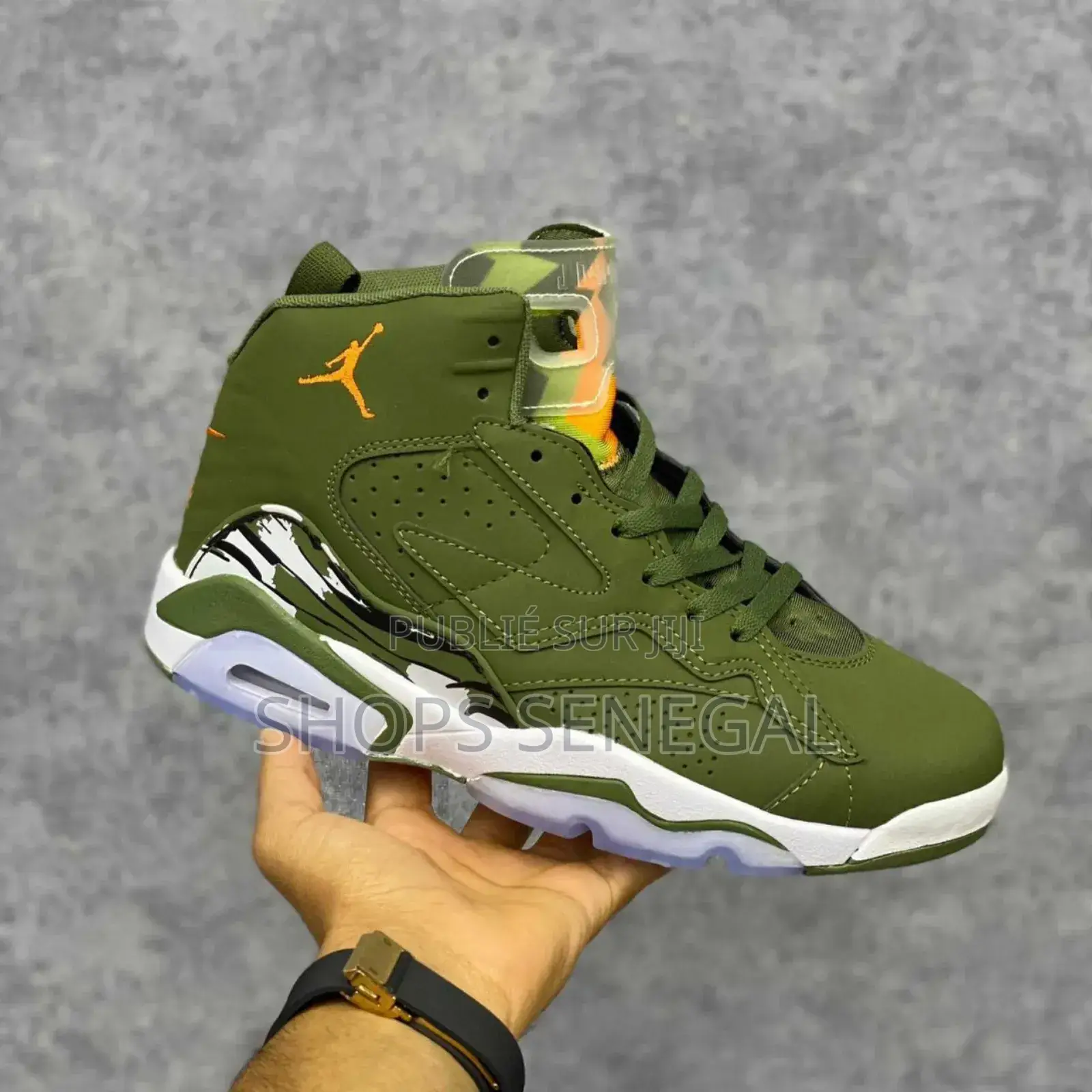 Nike Air Jordan 6 Camo Olive