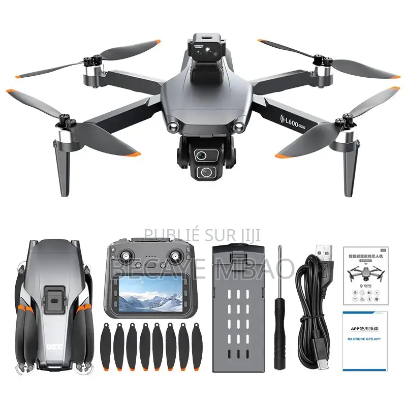 L600 Pro-1 Drone Remote Control Screen 5g 3km Professional