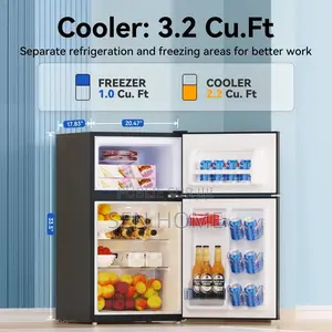 Réfrigérateur Avec Congélateur Frestec 3,5 Pi3 À 2 Portes