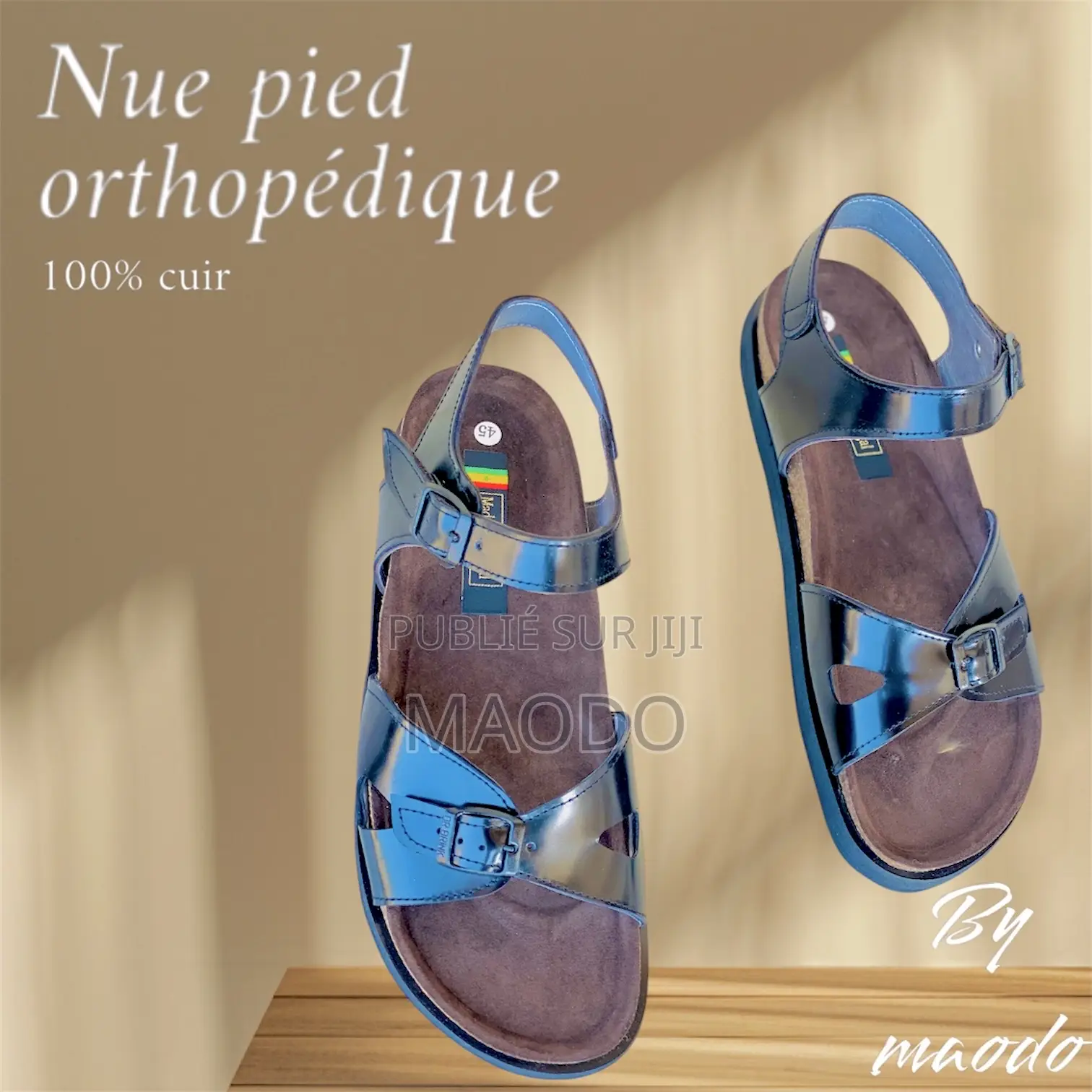 Chaussures Orthopédiques en Cuire