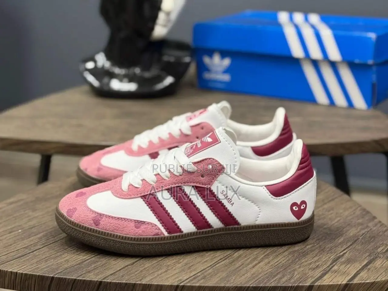 Original Adidas Samba Og White Wonder Clay Gum Disponible