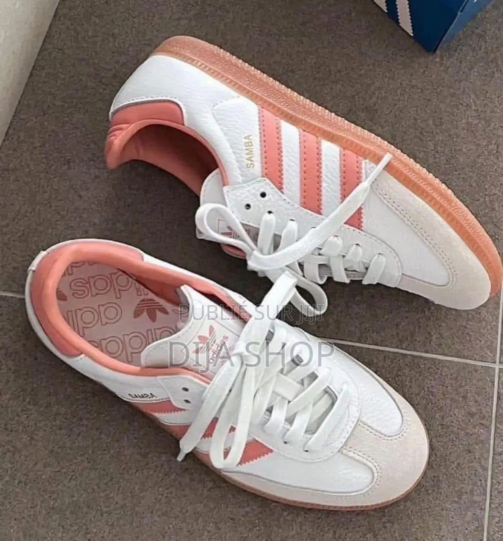 Original Adidas Samba Og White Wonder Clay Gum Disponible
