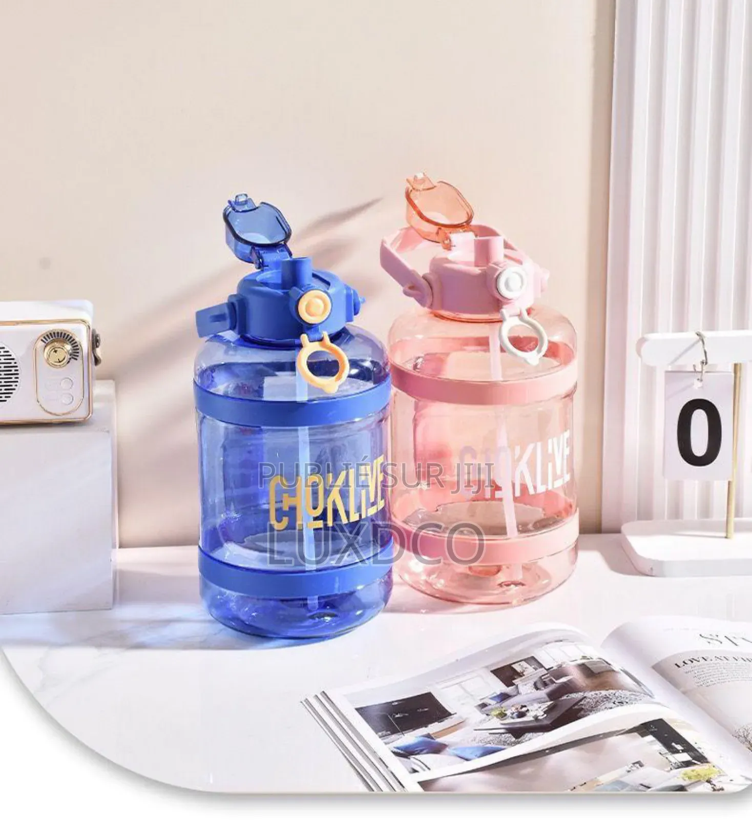 Gourde d'Eau 2 Len Plastique