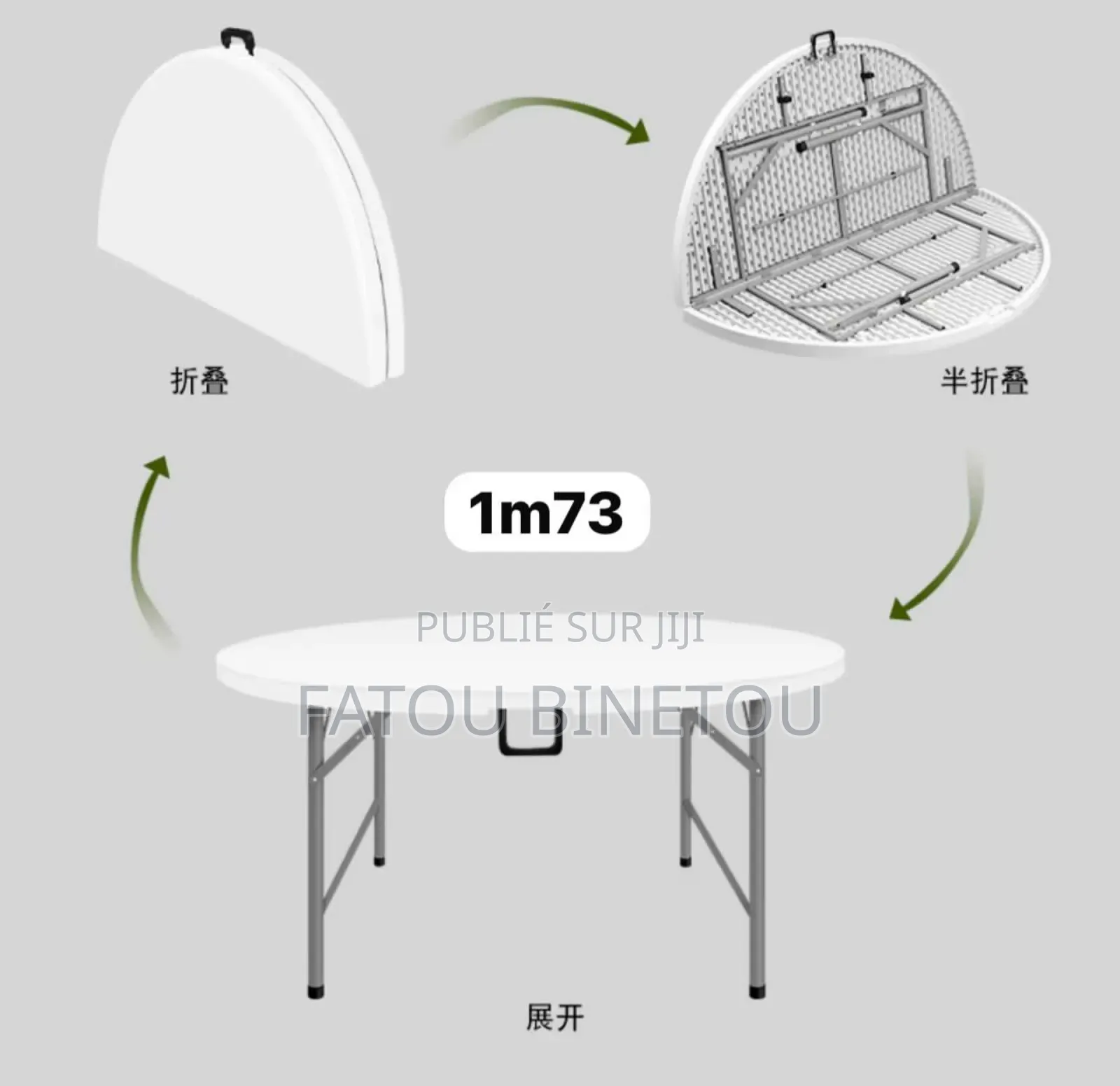 Table Ronde Grand Modèle