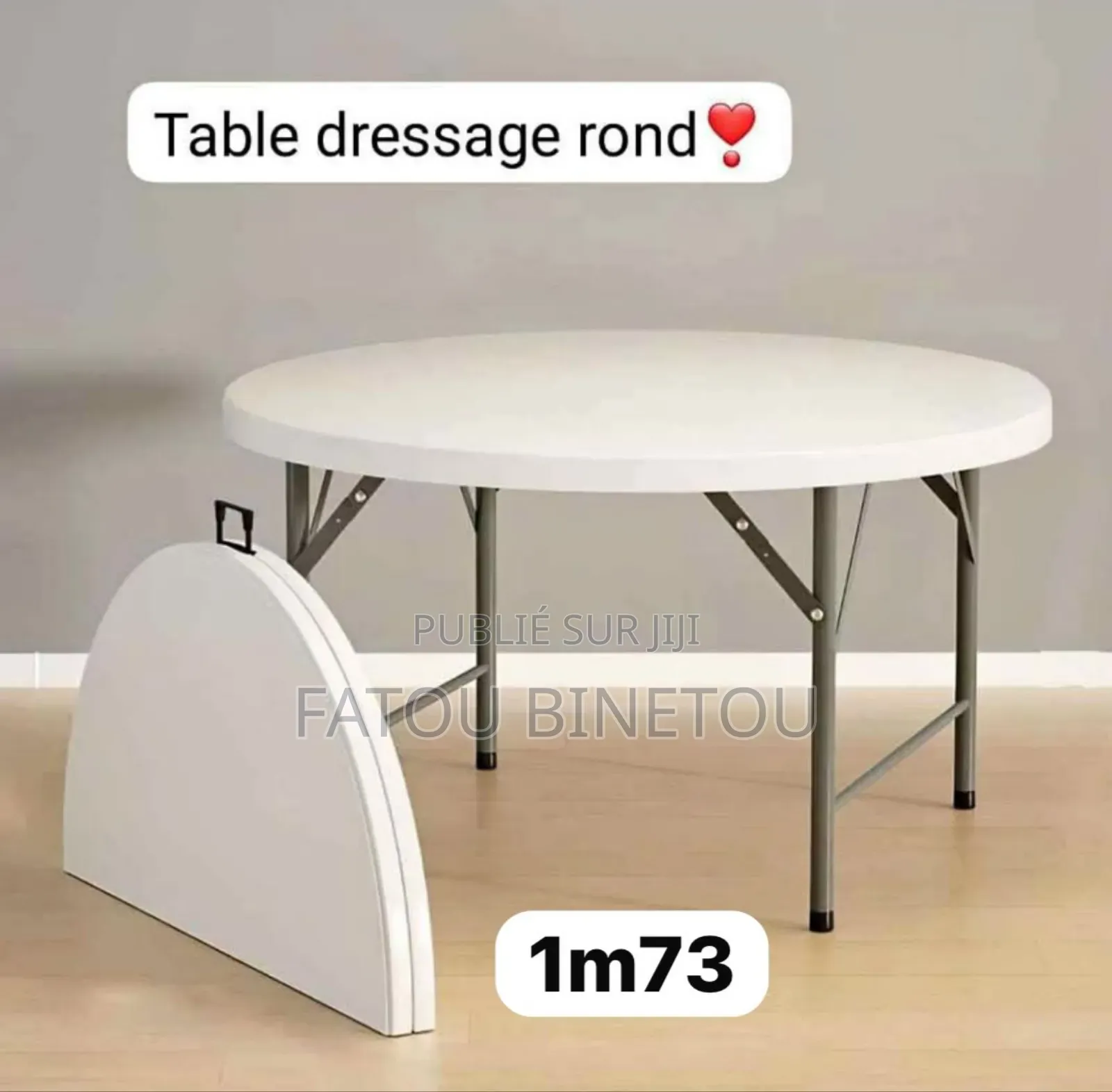 Table Ronde Grand Modèle