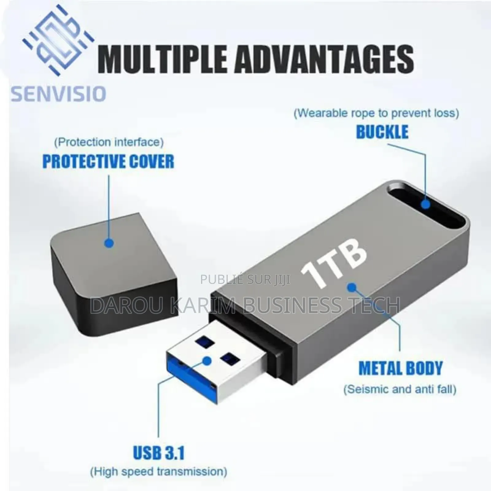 Clé Usb 1to - Ultra Rapide Et Compacte