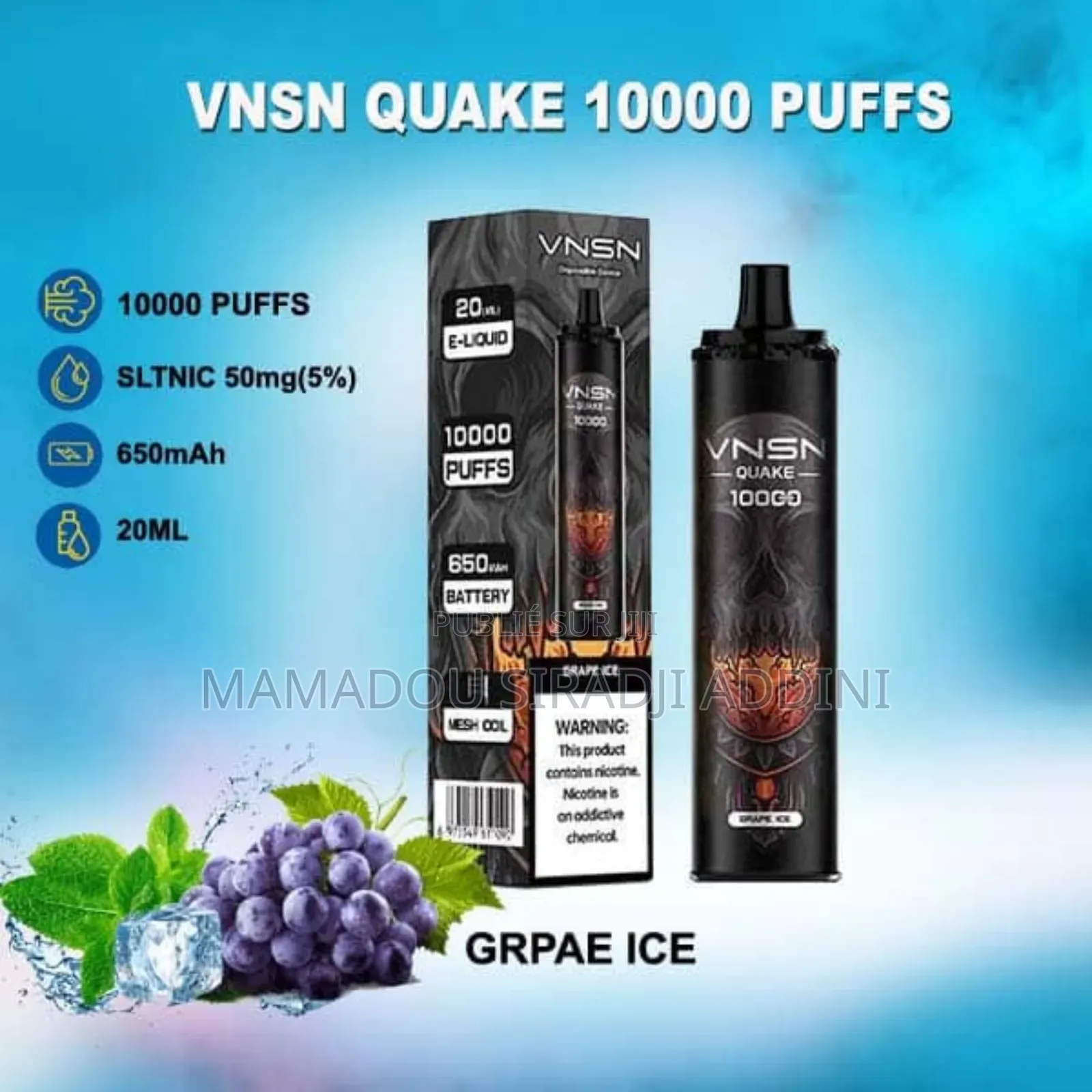 Puff 10000coups Fiizzi Vimto