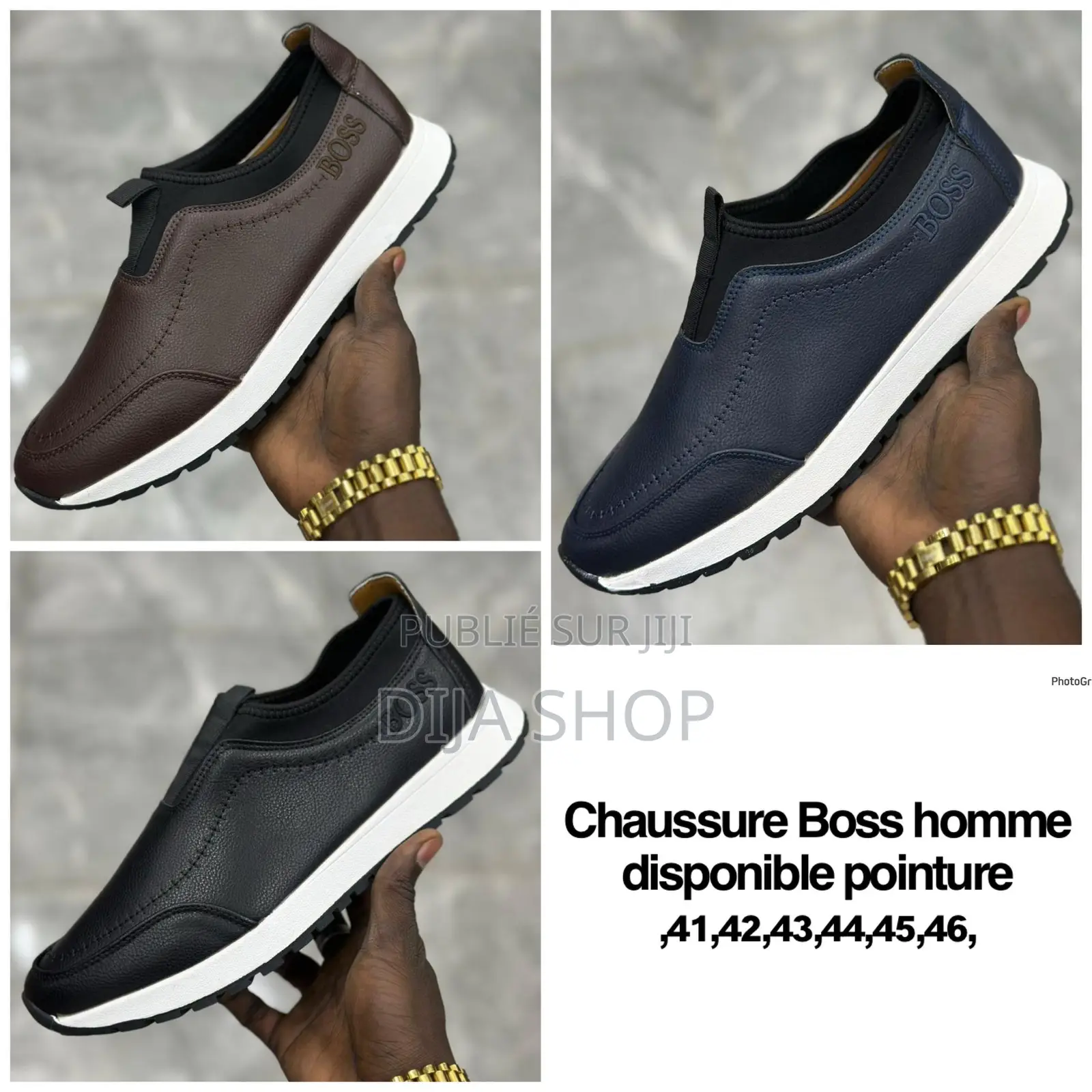 Chaussure Boss Homme Disponible Pointure ,41,42,43,44,45,46,