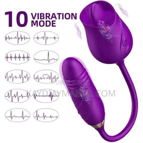 Jouet De Leéchage De Langue Vibrant Auto-Réflexif 2 en 1