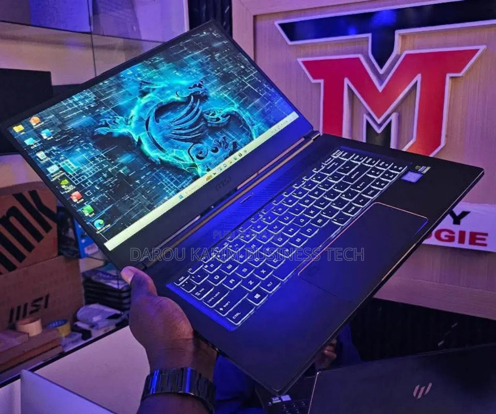 New MSI WS65 Mobile Workstation 32GB Intel Core I7 SSD 512GB