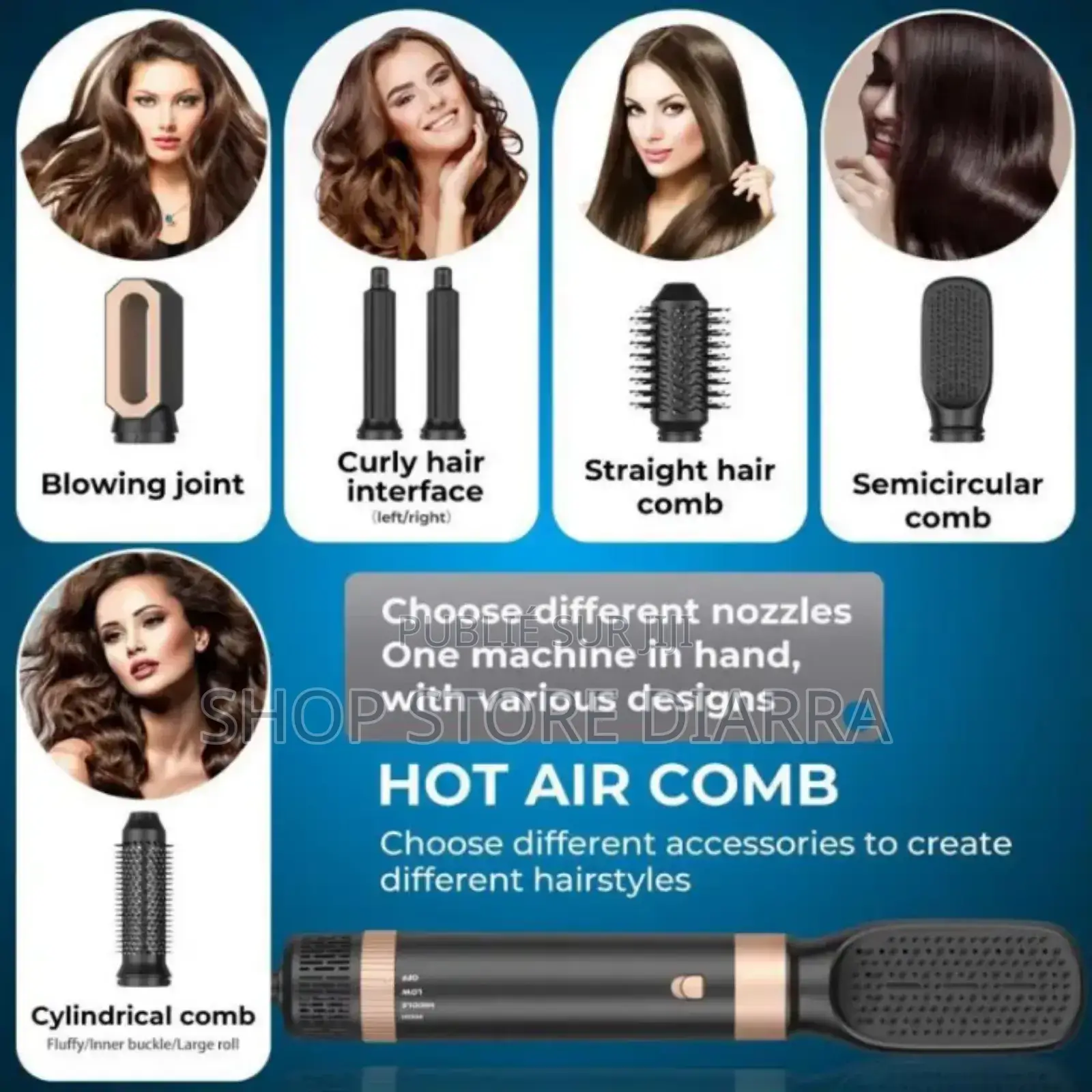 Sèche-Cheveux 5 en 1 La Solution Définitive Pour Vos Cheveux