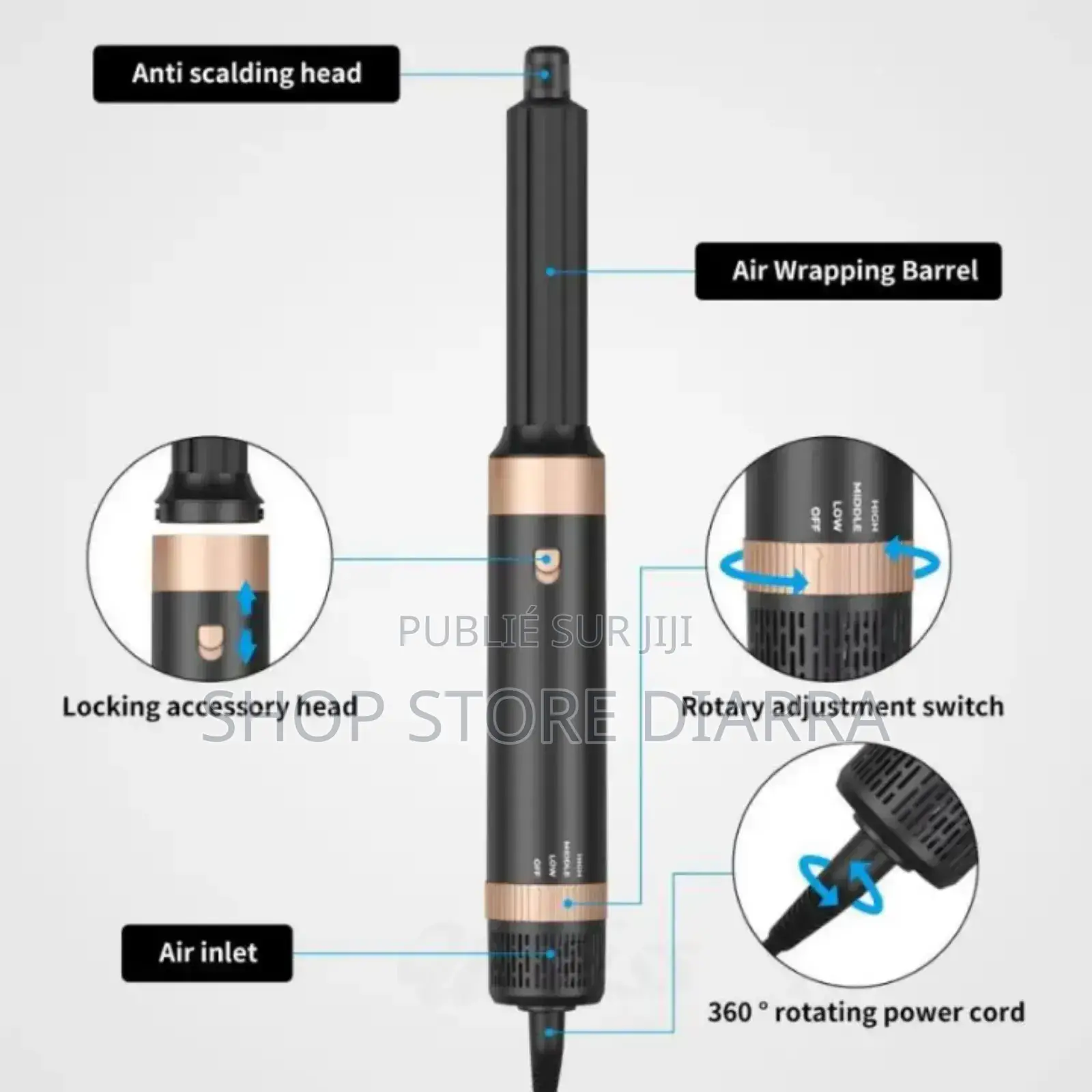 Sèche-Cheveux 5 en 1 La Solution Définitive Pour Vos Cheveux
