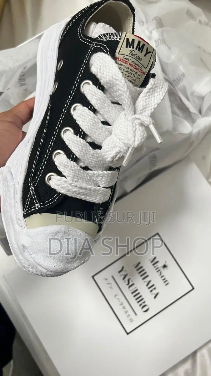 Original Maison Mihara Yasuhiro Hank Black 39,40,41,42,43,44