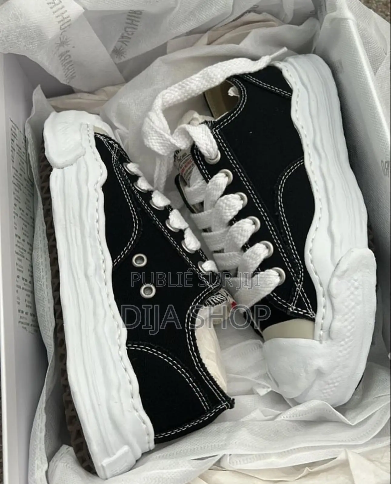 Original Maison Mihara Yasuhiro Hank Black 39,40,41,42,43,44